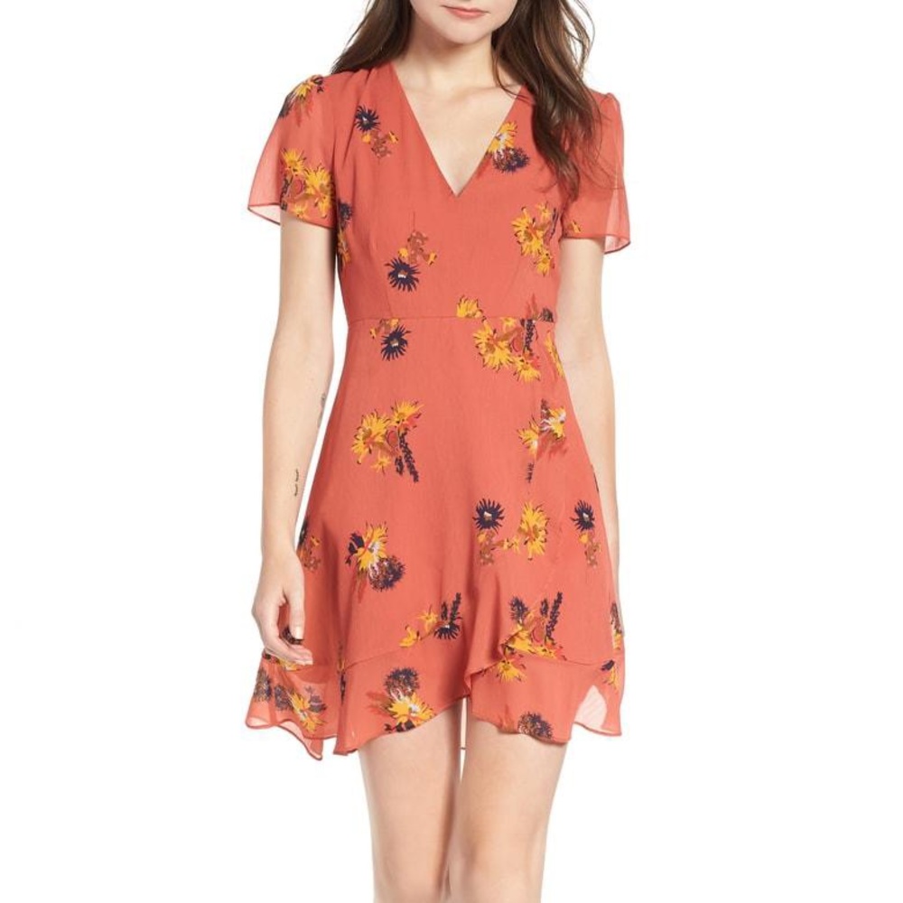 Madewell cactus flower mini dress